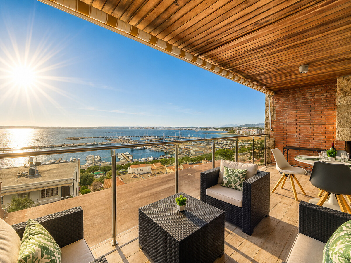 Appartement 67 m² vue mer et terrasse 17 m² à Roses - Photo 1
