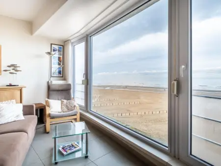 Appartement front de mer Vitelli Fourth, Koksijde, vue mer : photo 3