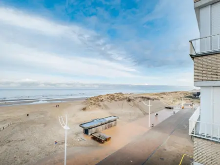 Appartement front de mer Vitelli Fourth, Koksijde, vue mer : photo 16