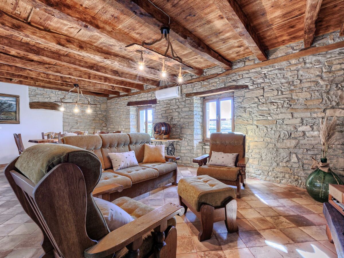 Maison Marla à Motovun : piscine privée et sauna - Photo 12