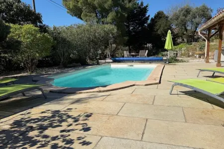La Rocaille : Maison 6 pers. avec piscine chauffée à Roquebrun : photo 4