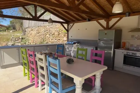 La Rocaille : Maison 6 pers. avec piscine chauffée à Roquebrun : photo 20