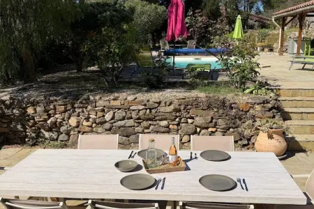 La Rocaille : Maison 6 pers. avec piscine chauffée à Roquebrun : photo 25