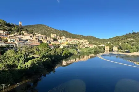 La Rocaille : Maison 6 pers. avec piscine chauffée à Roquebrun : photo 30