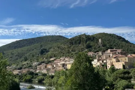 La Rocaille : Maison 6 pers. avec piscine chauffée à Roquebrun : photo 31