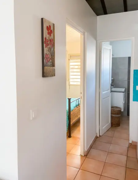 Appartement vue mer et jardin avec terrasse barbecue à Les Trois-Îlets : photo 13