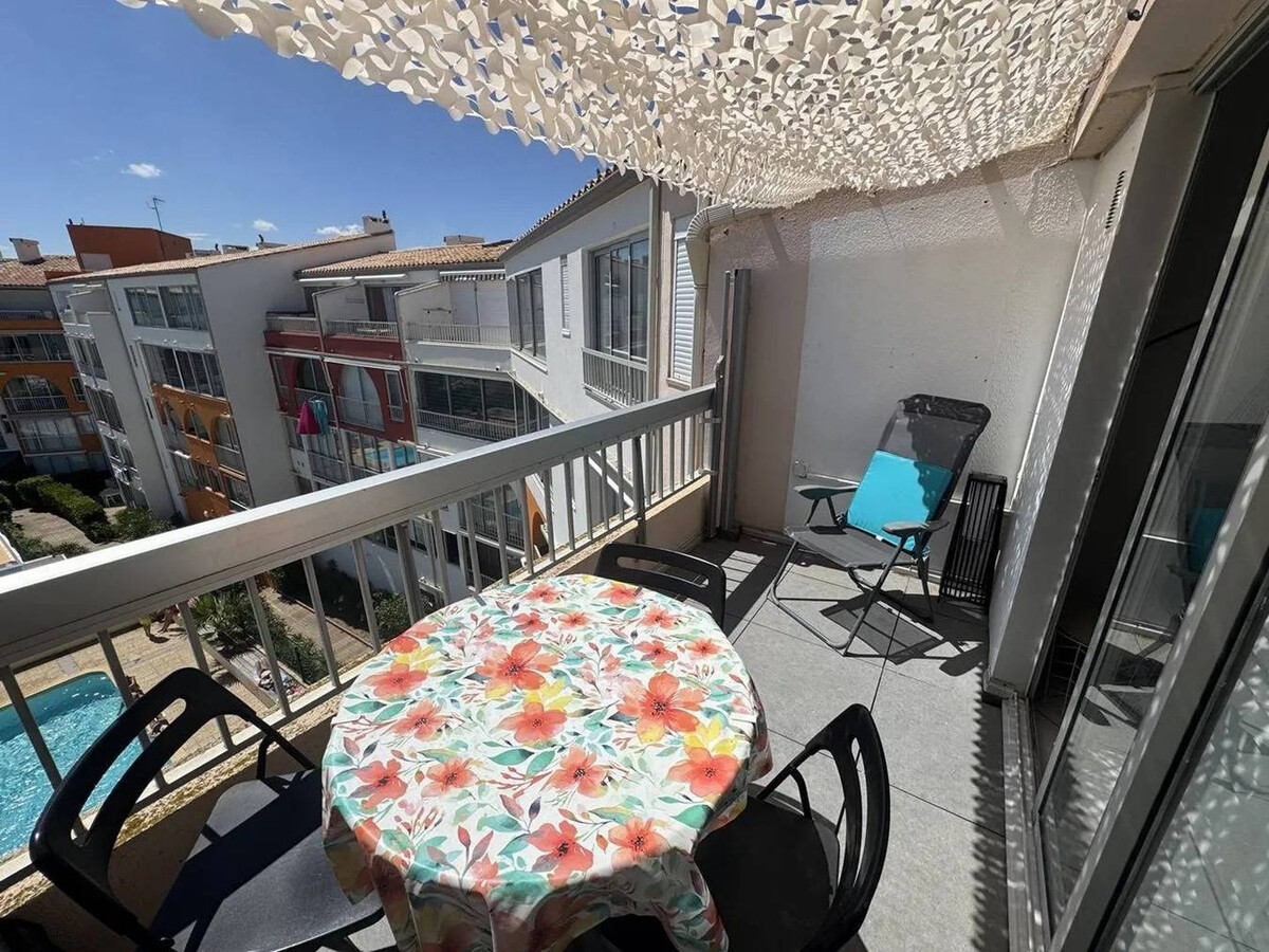 Appartement 4 pers. Cap d'Agde, terrasse vue mer et piscine - Photo 12