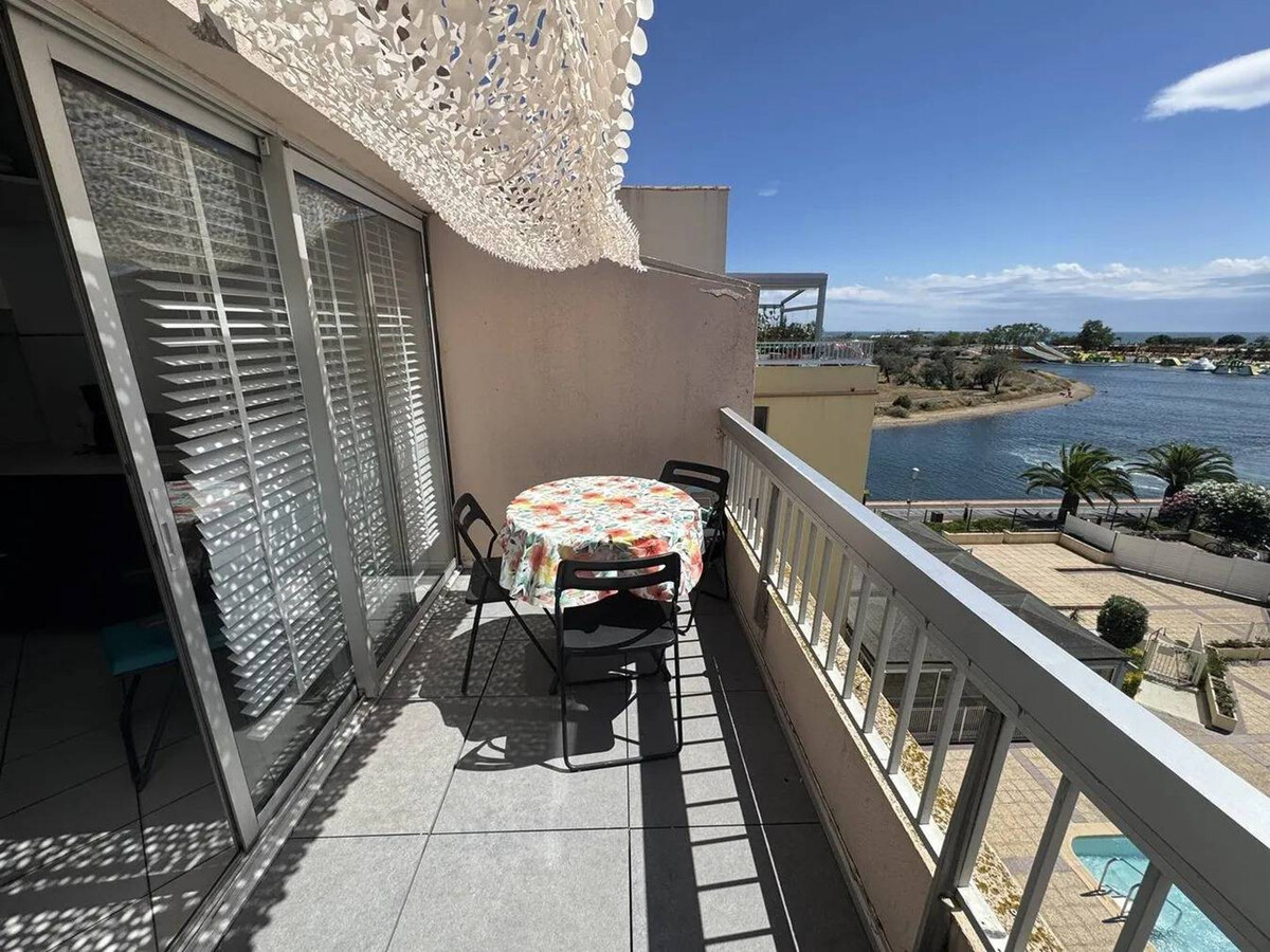 Appartement 4 pers. Cap d'Agde, terrasse vue mer et piscine - Photo 13