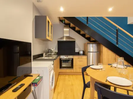 Duplex 8 pers. centre Cauterets, parking, local ski : photo 10