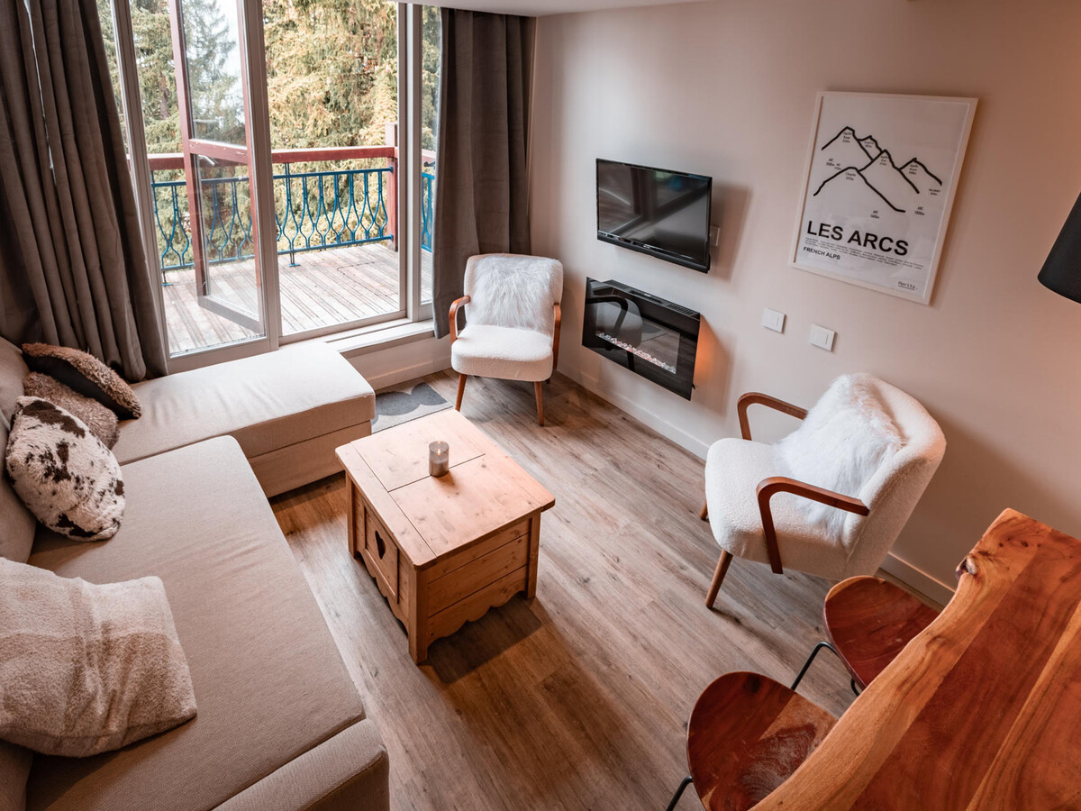 Duplex 25m² skis aux pieds, balcon, 5 personnes - Photo 1