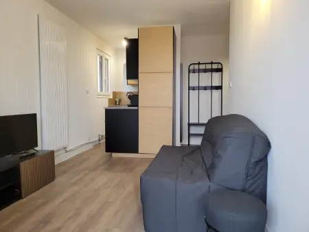 Studio rénové 34m², balcon vallée, 300m pistes Pra-Loup : photo 7