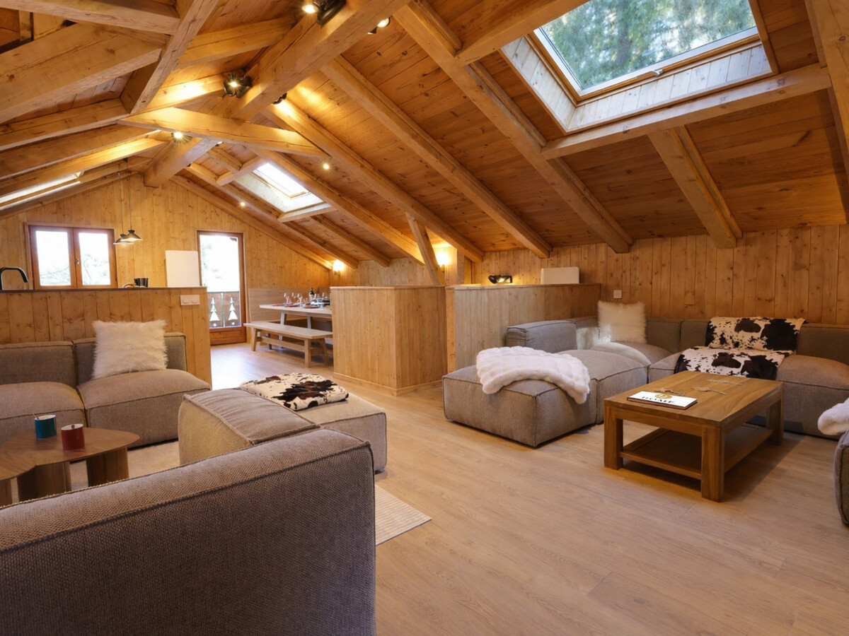 Chalet contemporain 15 pers. à La Tania, sauna et parking - Photo 1