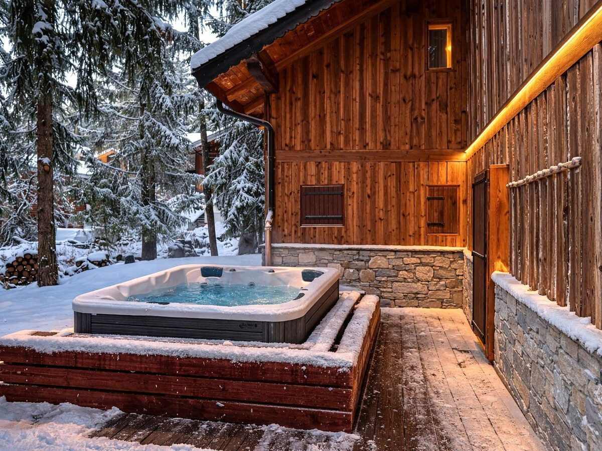 Chalet contemporain 15 pers. à La Tania, sauna et parking - Photo 15