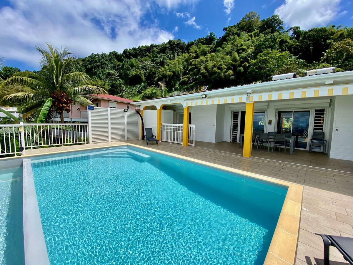 Villa Ziléa au Vauclin : 6 personnes, piscine et vue mer - Photo 1