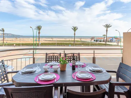 Location appartement à Empuriabrava, Appartement en bord de mer à Empuriabrava - 3 chambres, 7 pers., climatisation, accepte animaux