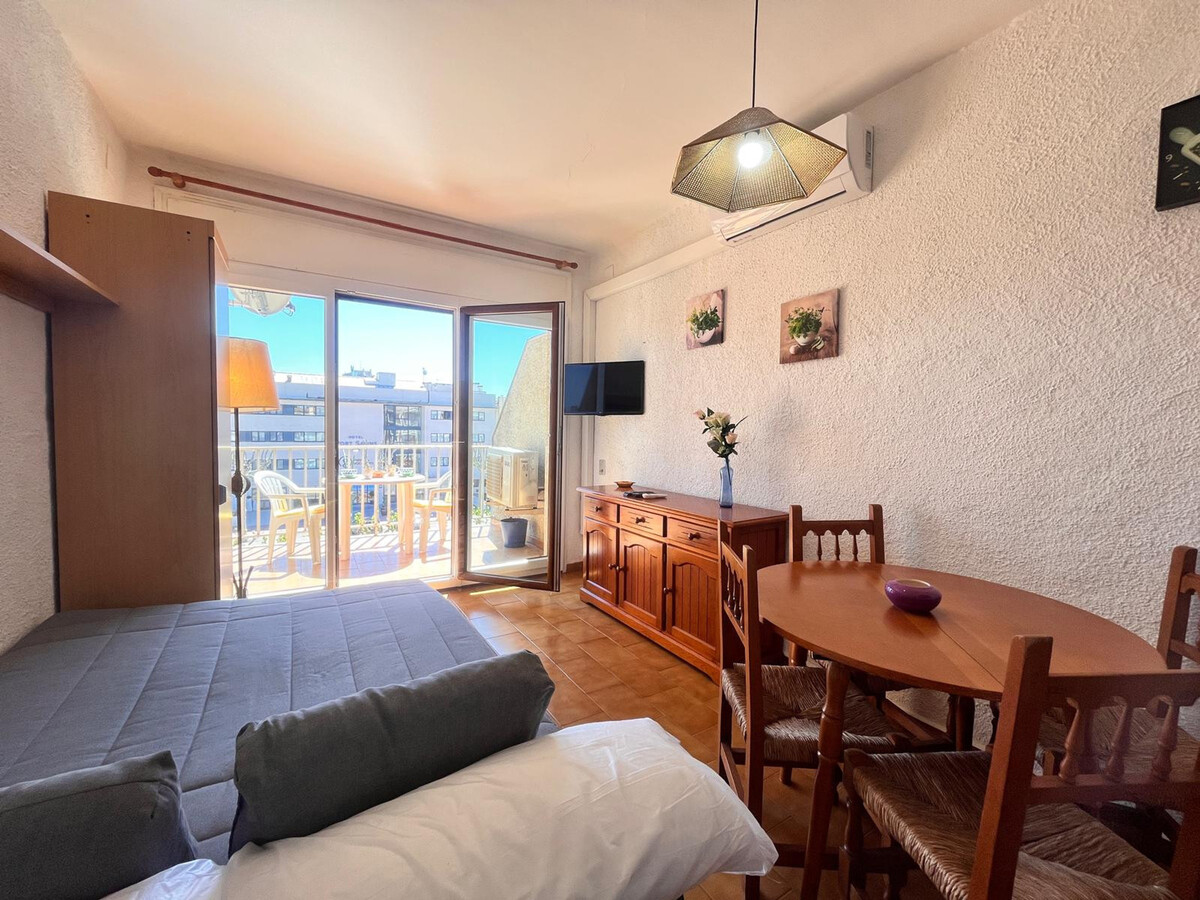 Studio 24 m² Empuriabrava, 400 m plage, climatisation - Photo 7
