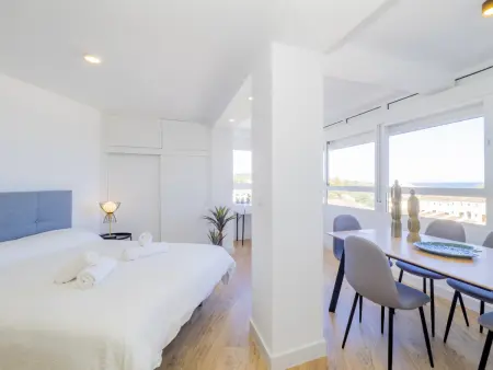 Studio 50m² vue mer à Mijas Costa avec piscine : photo 3
