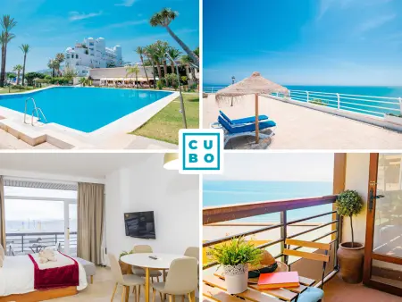 Location appartement à Torremolinos, Studio à Torremolinos avec piscine et accès plage