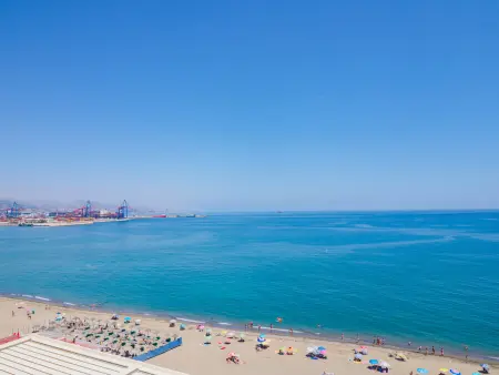 Appartement face mer avec parking à Malaga pour 6 pers - Photo 8