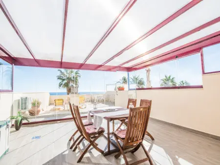 Appartement première ligne de plage à Mijas Costa, terrasse 60 m² : photo 9