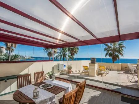 Appartement première ligne de plage à Mijas Costa, terrasse 60 m² : photo 11