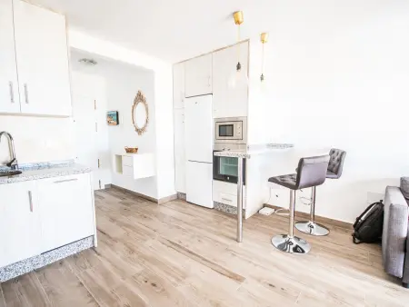 Appartement première ligne de plage à Mijas Costa, terrasse 60 m² : photo 12