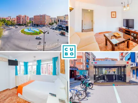 Location appartement à Málaga, Grand appartement lumineux à Málaga, 3 chambres
