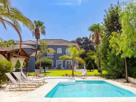 Villa 10 pers. à Coín : piscine 8x4m et terrasse 32m² : photo 4