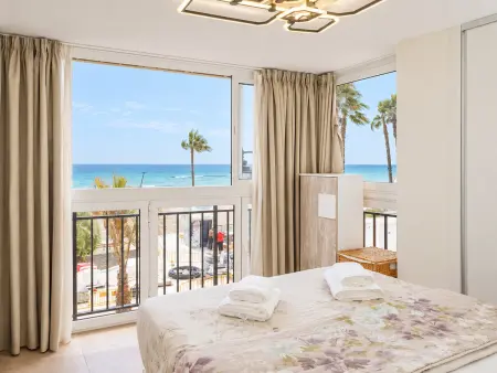 Appartement 90m² première ligne de plage, 6 pers. à Estepona : photo 14