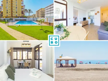Location appartement à Torremolinos, Appartement à Torremolinos avec Piscine, 4 Pers., Vue Mer