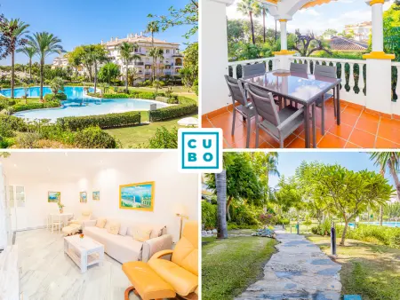 Location appartement à Marbella, Appartement avec terrasse et 2 chambres à Marbella, près de la plage