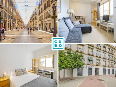 Location appartement à Málaga, Appartement cosy au centre de Malaga pour 3 personnes avec Wi-Fi