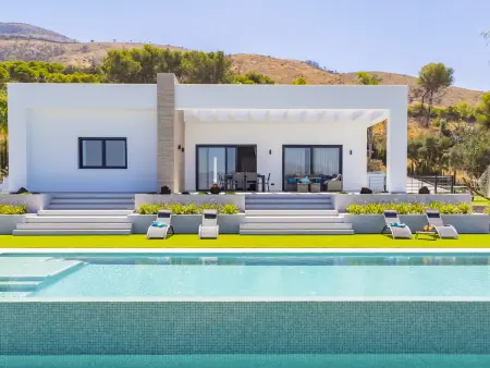 Location villa à Alhaurín el Grande, Villa moderne avec piscine privée et domotique pour 8 personnes