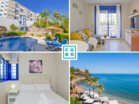 Location appartement à Benalmádena, Appartement confortable à Benalmádena, proche plage, pour 3 personnes
