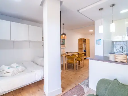 Studio 38 m² vue mer directe et accès plage à Benalmádena : photo 8