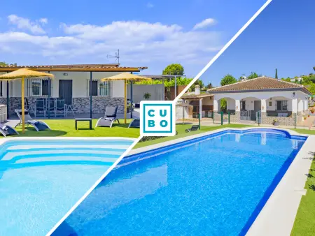 Location gite à Cártama, Maison Familiale Cártama avec 2 Piscines Privées pour 12