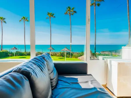 Location appartement à Mijas Costa, Appartement en bord de mer pour adultes à Mijas Costa