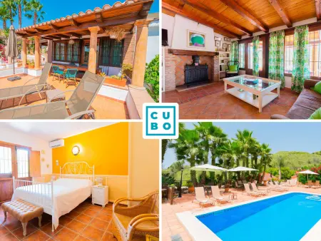 Location bungalow à Mijas, Finca Huerta Rica: Appartements Calmes avec Piscine et Confort à Mijas