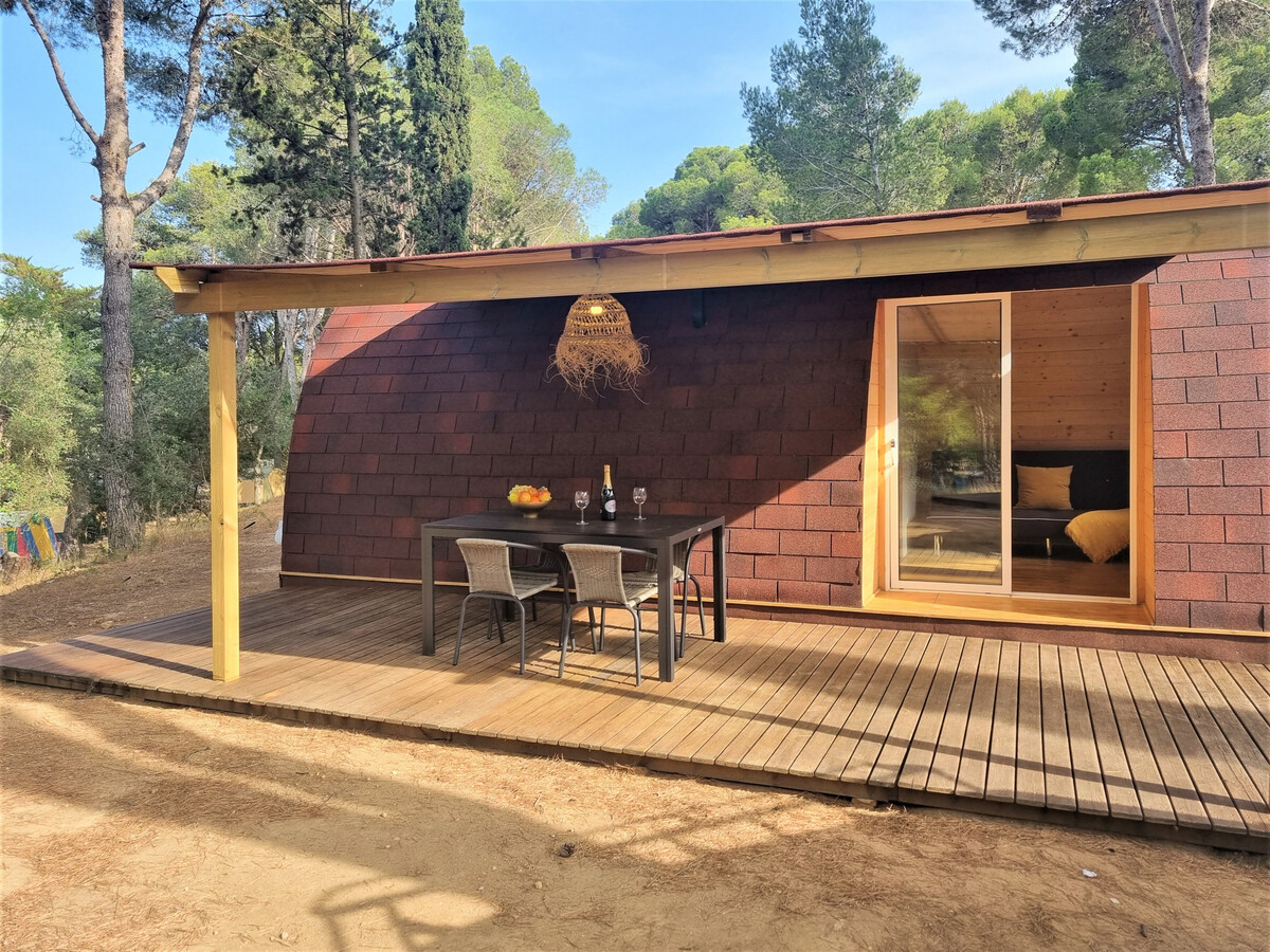 Bungalow 4 pers. plage Riells, lac naturel et animaux OK - Photo 1