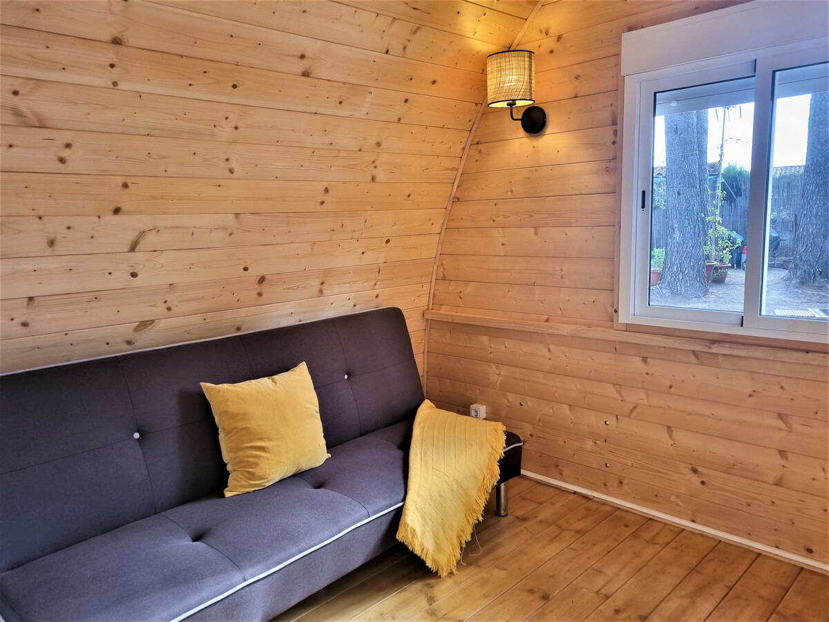 Bungalow 4 pers. plage Riells, lac naturel et animaux OK - Photo 6