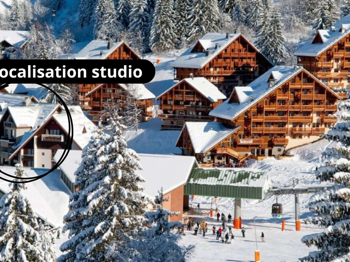 Studio 4 pers. pieds des pistes à Oz, animaux admis - Photo 9