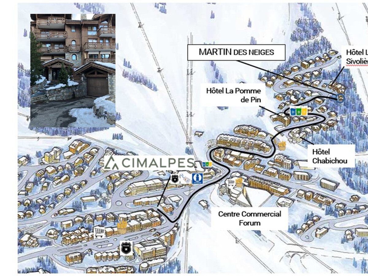 Appartement skis aux pieds avec spa à Courchevel 1850 - Photo 20