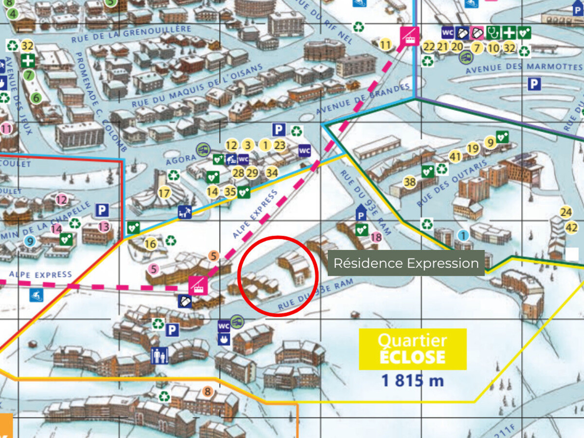 Alpe d'Huez : Appart 6 pers. neuf, accès direct aux pistes - Photo 16