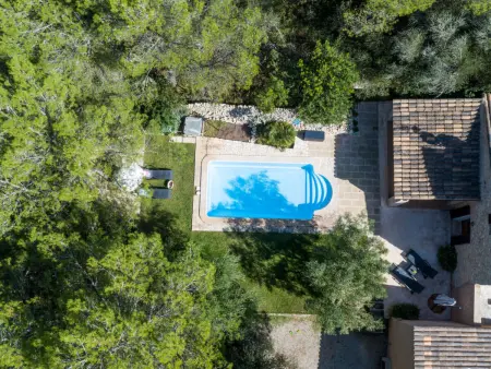 Maison Bonany à Petra, piscine et vue montagne : photo 3