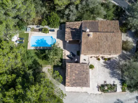 Maison Bonany à Petra, piscine et vue montagne : photo 7