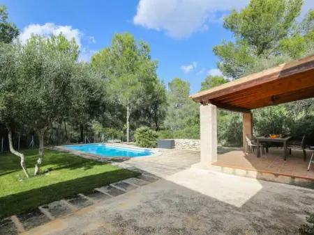 Maison Bonany à Petra, piscine et vue montagne : photo 14