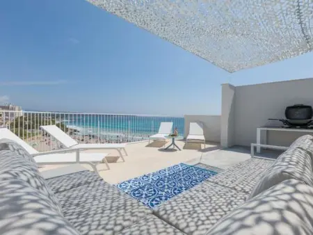 Appartement S'Illot, terrasse vue mer et plage : photo 7