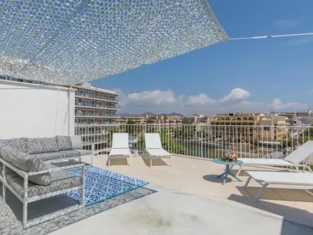 Appartement S'Illot, terrasse vue mer et plage : photo 9