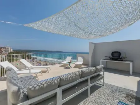 Appartement S'Illot, terrasse vue mer et plage : photo 10