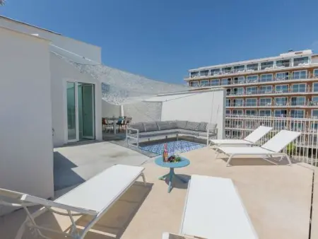 Appartement S'Illot, terrasse vue mer et plage : photo 11
